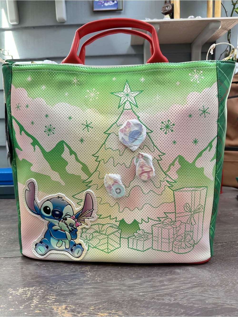 Stitch Holiday Tote Bag Ornaments